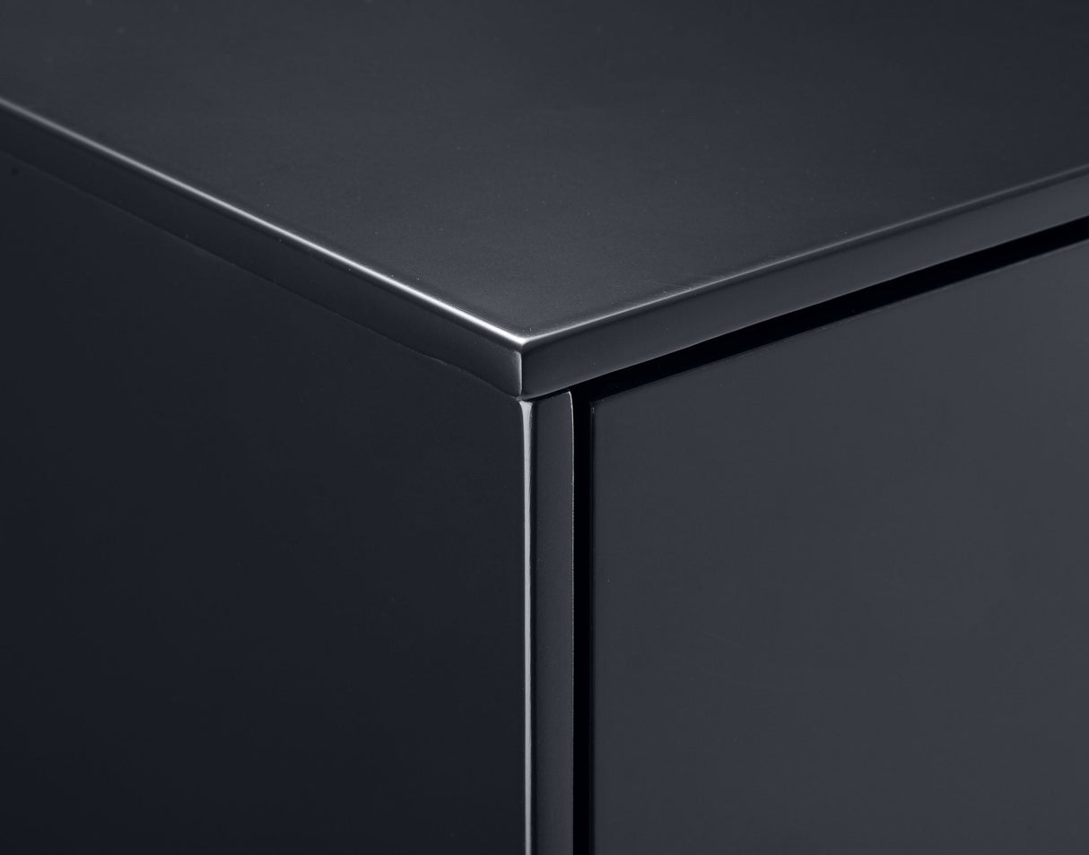 Julian Bowen Bedside Alicia 2 Drawer Bedside - Anthracite