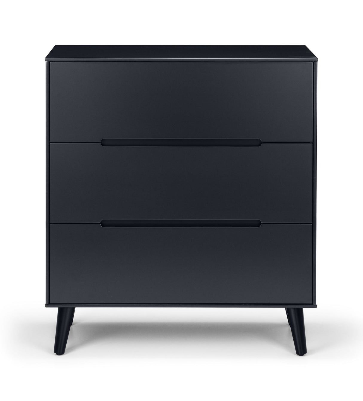 Julian Bowen Chests Alicia 3 Drawer Chest - Anthracite