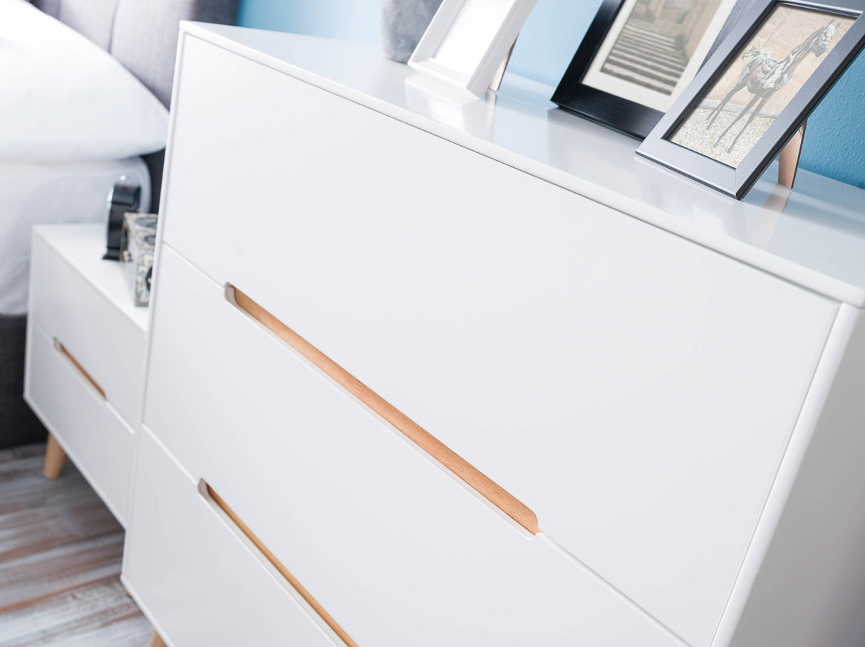 Julian Bowen Chests Alicia 3 Drawer Chest - White