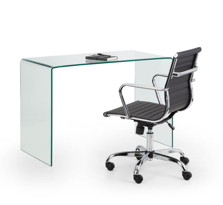 Julian Bowen Desk & Chair Amalfi Desk and Gio Black Office Chair