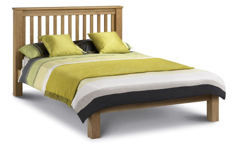 Amsterdam Oak Low Footend 150cm King Bed