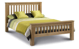 Julian Bowen Bed Amsterdam Oak High Footend 135cm Double Bed