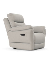 La-Z-Boy Swivel Armchair DefaultTitle Anderson Chair Power Swivel with Head Tilt in Fabric Darwin Silver