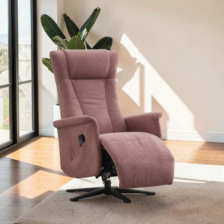 Your Home Furniture of Newark Annaghmore Apero Electric Swivel Recliner Chair in Rose