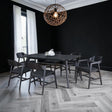 Your Home Furniture of Newark Annaghmore Carrington Dining Set in Black Oak