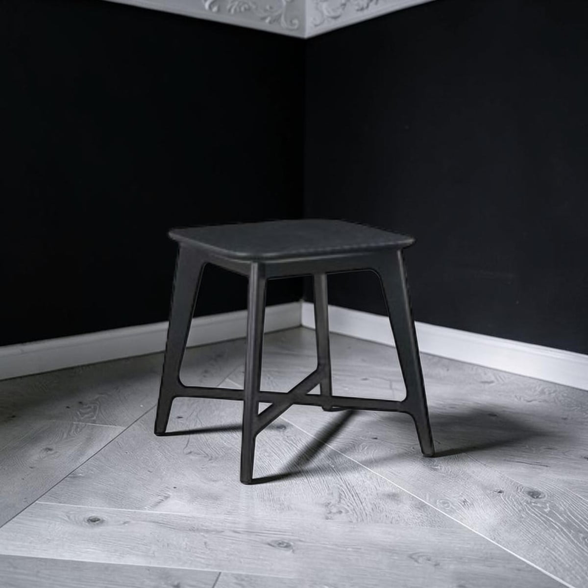 Your Home Furniture of Newark Annaghmore Carrington Square Lamp Table in Black Oak