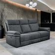 Your Home Furniture of Newark Annaghmore Horizon 3 Seater Sofa in Dark Grey