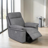 Your Home Furniture of Newark Annaghmore Horizon Electric Reclining Chair in Dark Grey