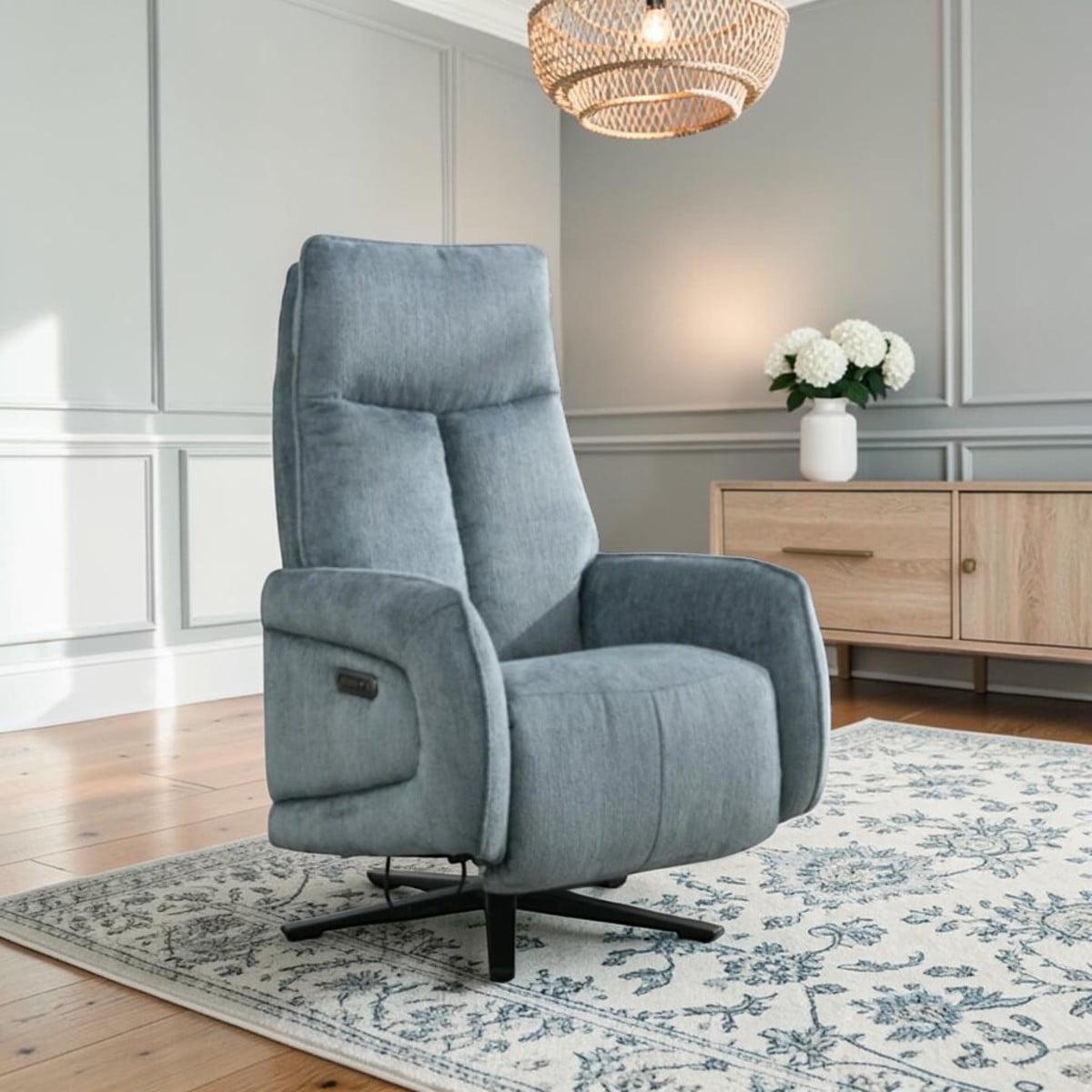Your Home Furniture of Newark Annaghmore Prestige Arona Electric Swivel Recliner Chair