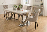 Vida Living Dining Table Arianna Cream 200cm Marble Dining Table