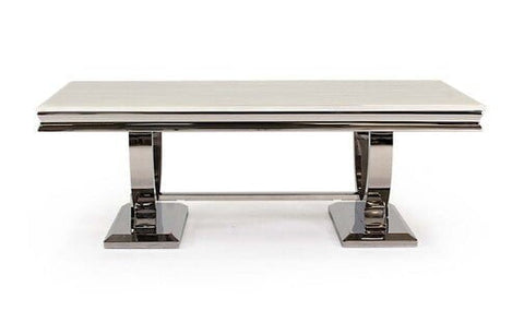 Arianna Cream Marble Coffee Table