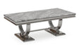 Vida Living Coffee Table Arianna Grey Marble Coffee Table