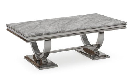 Vida Living Coffee Table Arianna Grey Marble Coffee Table