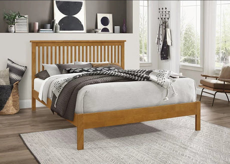 Time Living Bed Frame Single / Honey Oak Ascot Wooden Bed Frame
