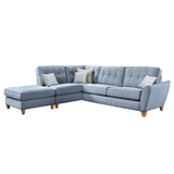 Lebus Corner Sofa Ashley Small Left Hand Chaise with Footstool