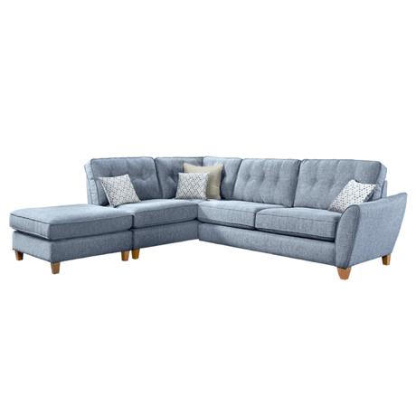 Lebus Corner Sofa Ashley Small Left Hand Chaise with Footstool