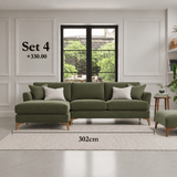 Ashwood Designs Sofa Ashwood Hansson Corner Chaise Sofa in Left Hand Facing