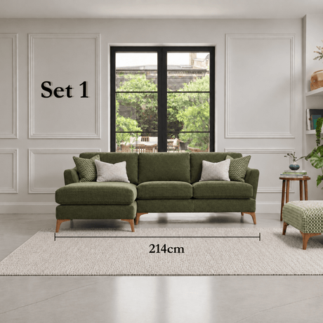 Ashwood Designs Sofa Ashwood Hansson Corner Chaise Sofa in Left Hand Facing