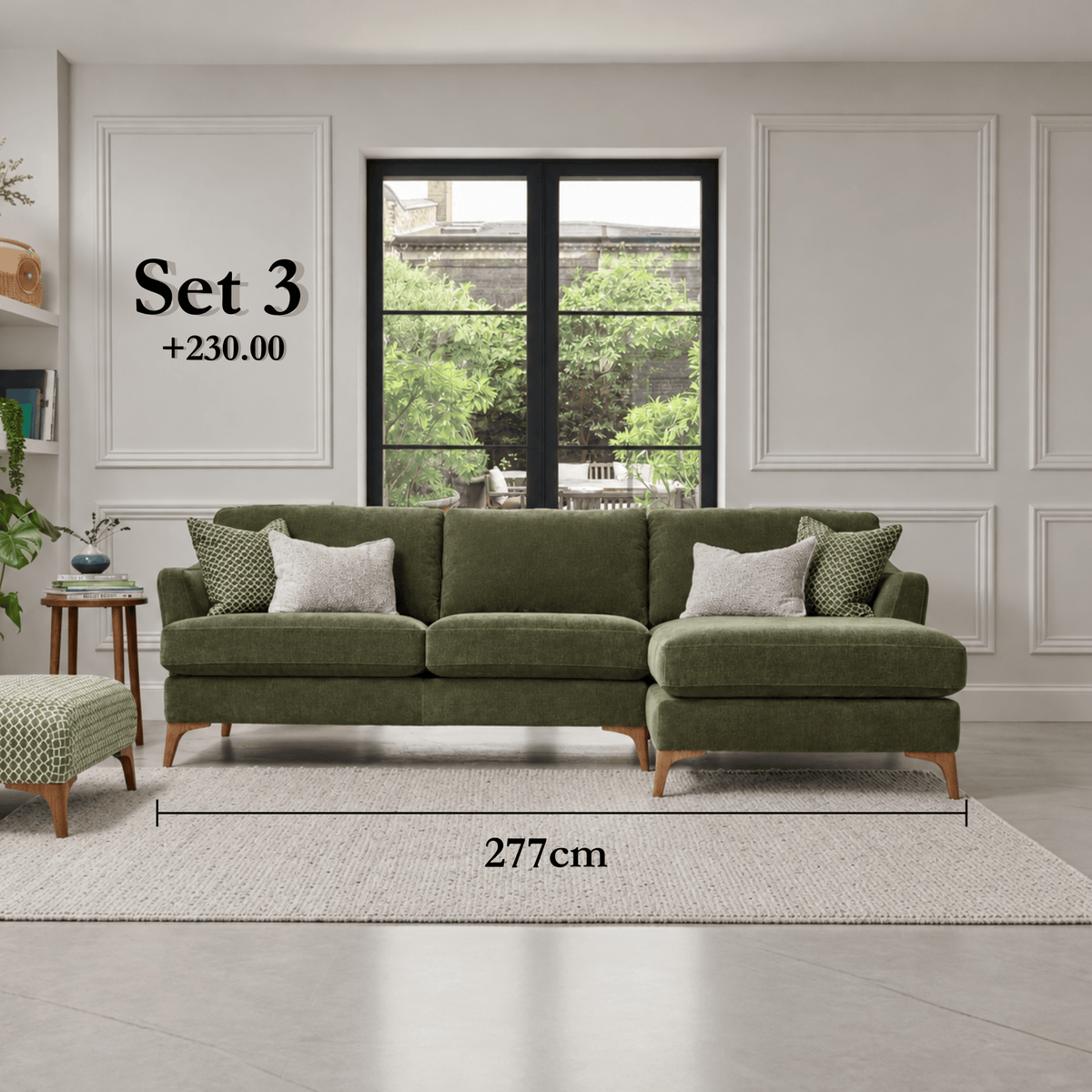 Ashwood Designs Sofa Ashwood Hansson Corner Chaise Sofa in Right Hand Facing