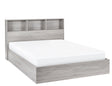 Julian Bowen Bed Bali Ottoman Storage 135cm Double Bed - Grey Oak