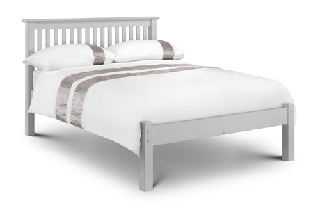 Julian Bowen Bed Barcelona Grey Low Footend 135cm Double Bed