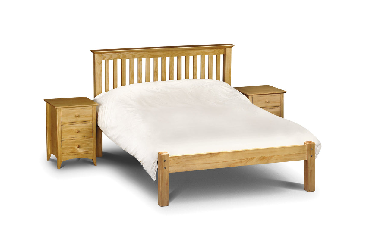 Julian Bowen Bed Barcelona Pine Low Footend 150cm King Bed