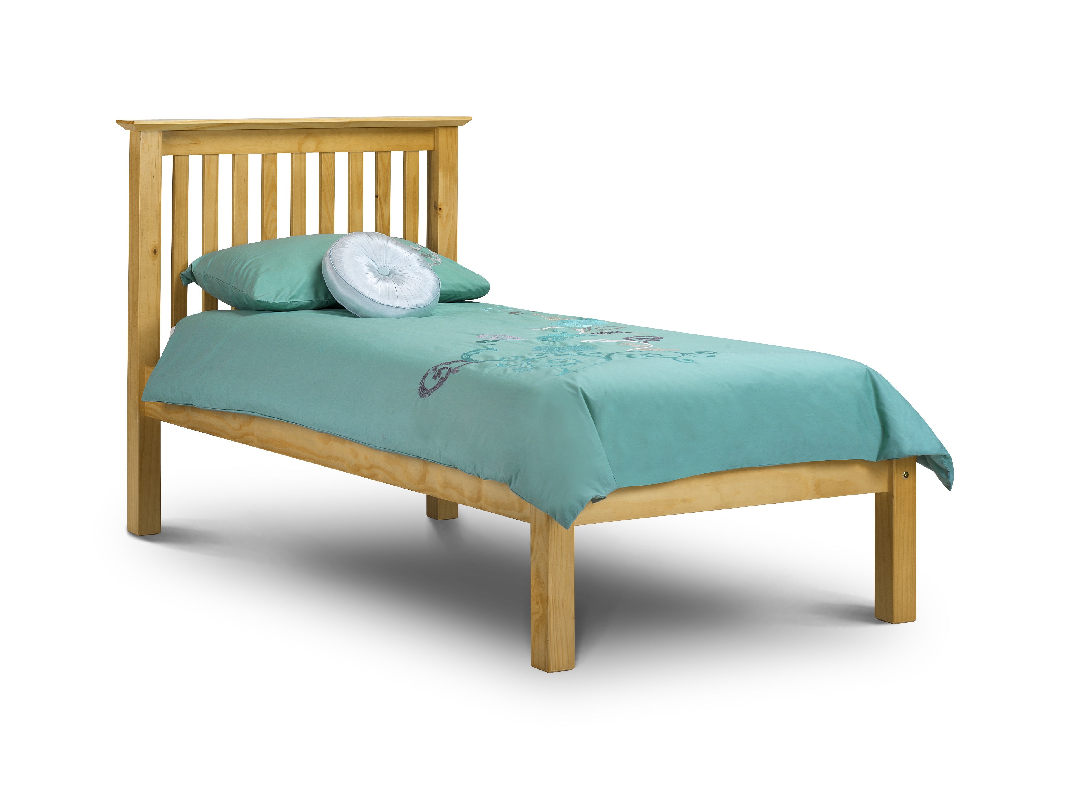Julian Bowen Bed Barcelona Pine Low Footend 90cm Single Bed