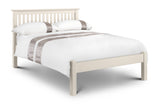 Julian Bowen Bed Barcelona White Low Footend 120cm Small Double Bed