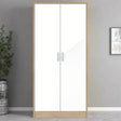 Heartlands Furniture Wardrobe Bardalona Wardrobe White Gloss