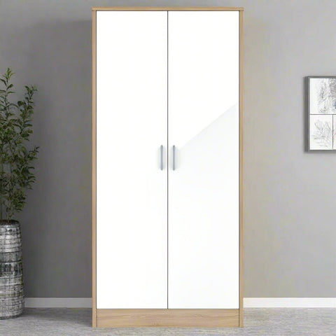 Heartlands Furniture Wardrobe Bardalona Wardrobe White Gloss