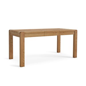 Corndell Dining Table Set Bergen Dining Bundle - 4 Brown Pu Chairs, 1 Dining Bench and Compact Extending Table