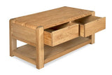 Corndell Coffee Table Set Bergen Oak Coffee Table and Nest of Tables Bundle