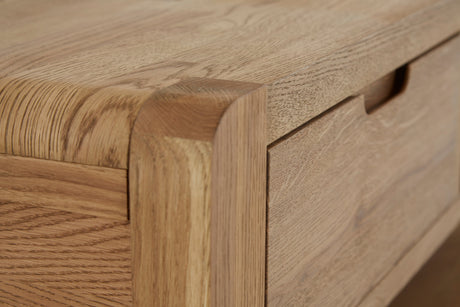 Corndell Bergen Oak Entertainment Unit Bundle