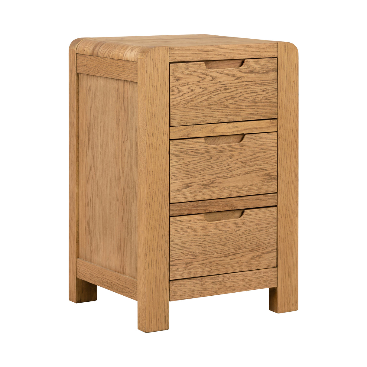 Corndell Bergen Oak King Size Bed Bundle