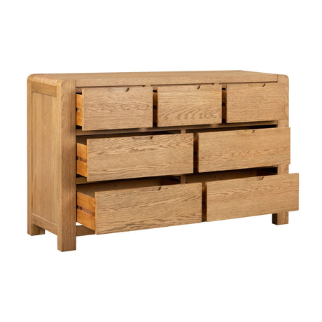 Corndell Bergen Oak Triple Wardrobe Bundle