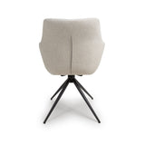 Furniture Link Dining Bench Boden Easy Clean Fabric Carver Chair (Sold in Pairs)
