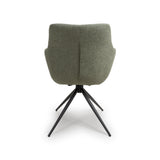 Furniture Link Dining Bench Boden Easy Clean Fabric Carver Chair (Sold in Pairs)