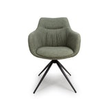Furniture Link Dining Bench Boden Easy Clean Fabric Carver Chair (Sold in Pairs)