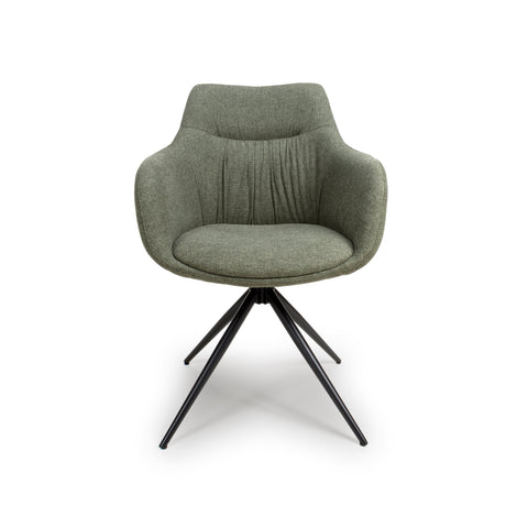 Boden Easy Clean Fabric Carver Chair (Sold in Pairs)