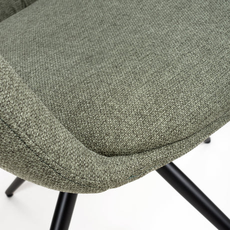 Furniture Link Dining Bench Boden Easy Clean Fabric Carver Chair (Sold in Pairs)