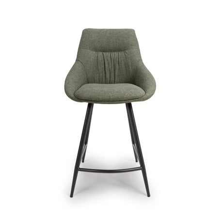 Furniture Link Dining Bench Boden Easy Clean Fabric Counter Chair (Sold in Pairs)