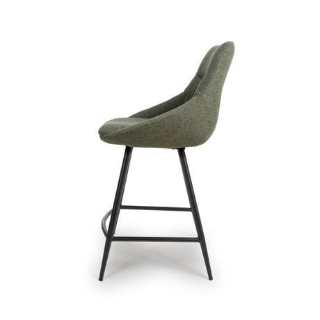 Furniture Link Dining Bench Boden Easy Clean Fabric Counter Chair (Sold in Pairs)