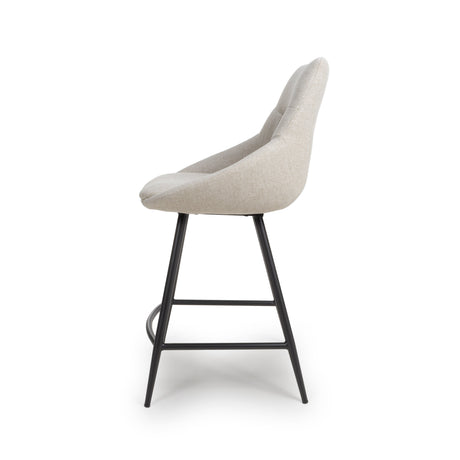 Furniture Link Dining Bench Boden Easy Clean Fabric Counter Chair (Sold in Pairs)