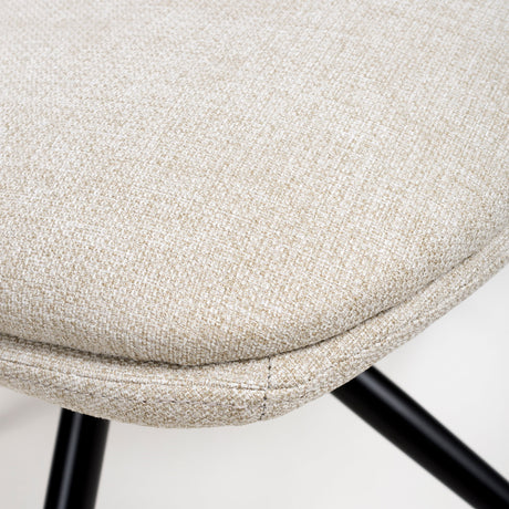 Furniture Link Dining Bench Boden Easy Clean Fabric Dining Chair (Sold in Pairs)