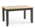 Julian Bowen Dining Tables Bordeaux Extending Dining Table Dark Grey