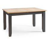 Julian Bowen Dining Tables Bordeaux Extending Dining Table Dark Grey