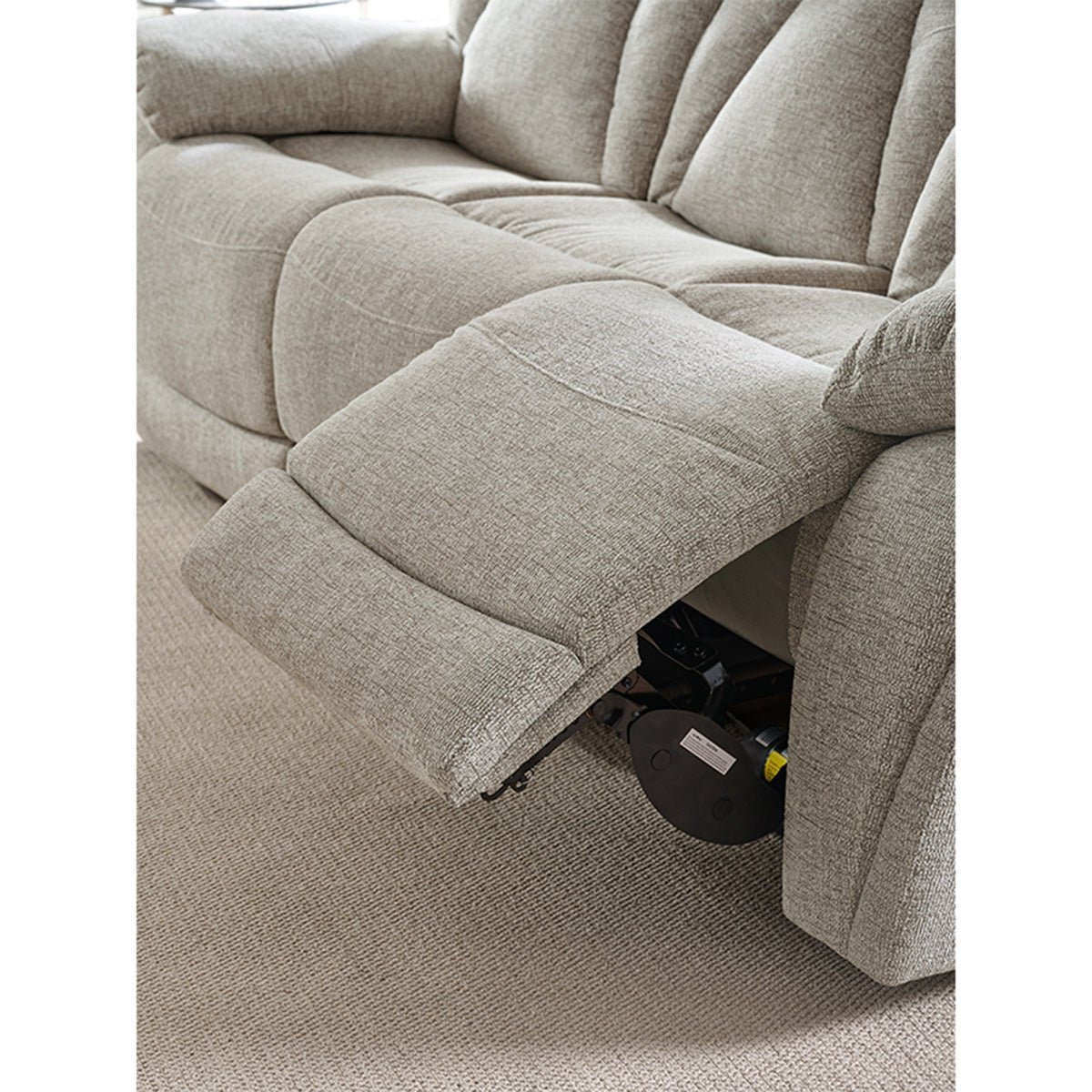 Lebus Sofa Suite Boston Reclining Sofa and Chair in Beige