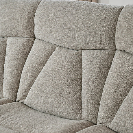 Lebus Sofa Suite Boston Reclining Sofa and Chair in Beige