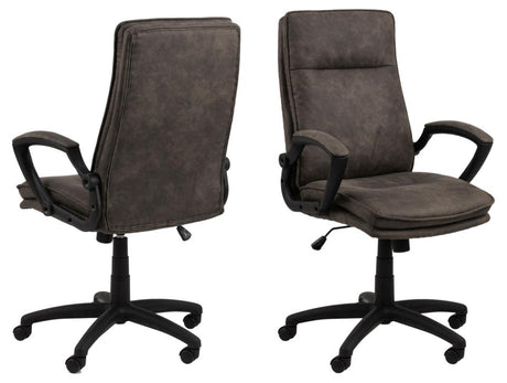 Acton Office Chair Brad Anthracite Swivel Desk Chair
