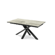 Torelli Dining Table DefaultTitle Brando Gloss Ceramic Pull-Out Extending Dining Table Grey 160 to 240cm